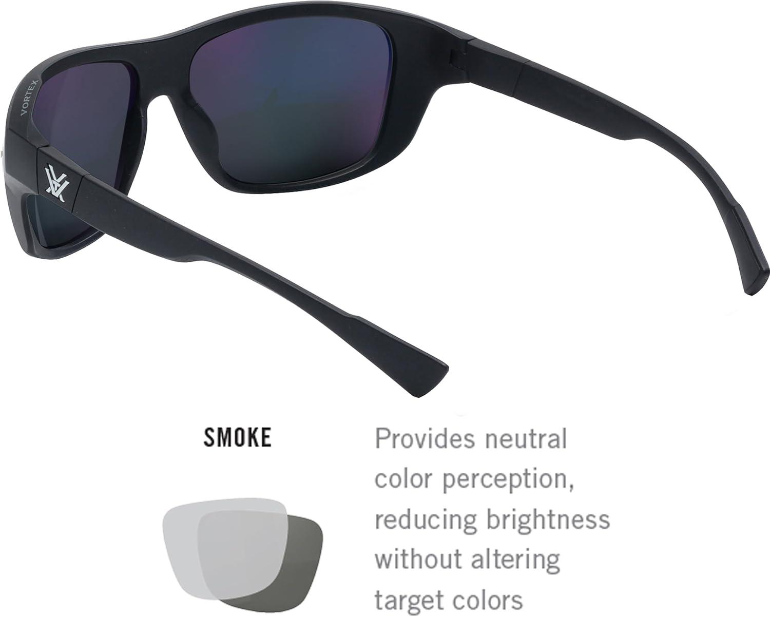 image:imageVortex Optics Jackal Sunglasses UV Protection Polarized Ballistic Rated Unlimited Unconditional WarrantyBlack