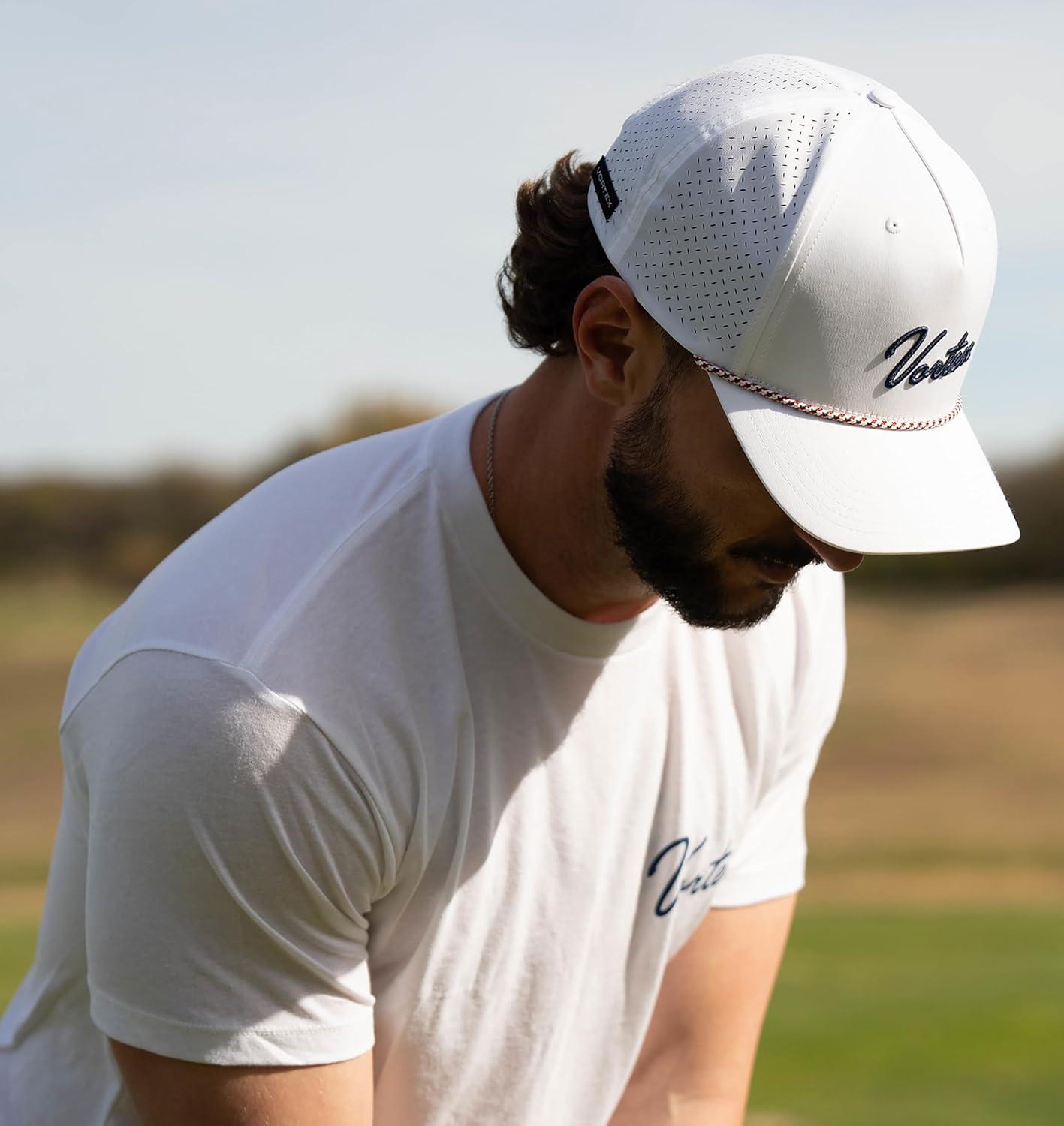 image:imageVortex Script Logo Rope Mens Snapback CapsWhite