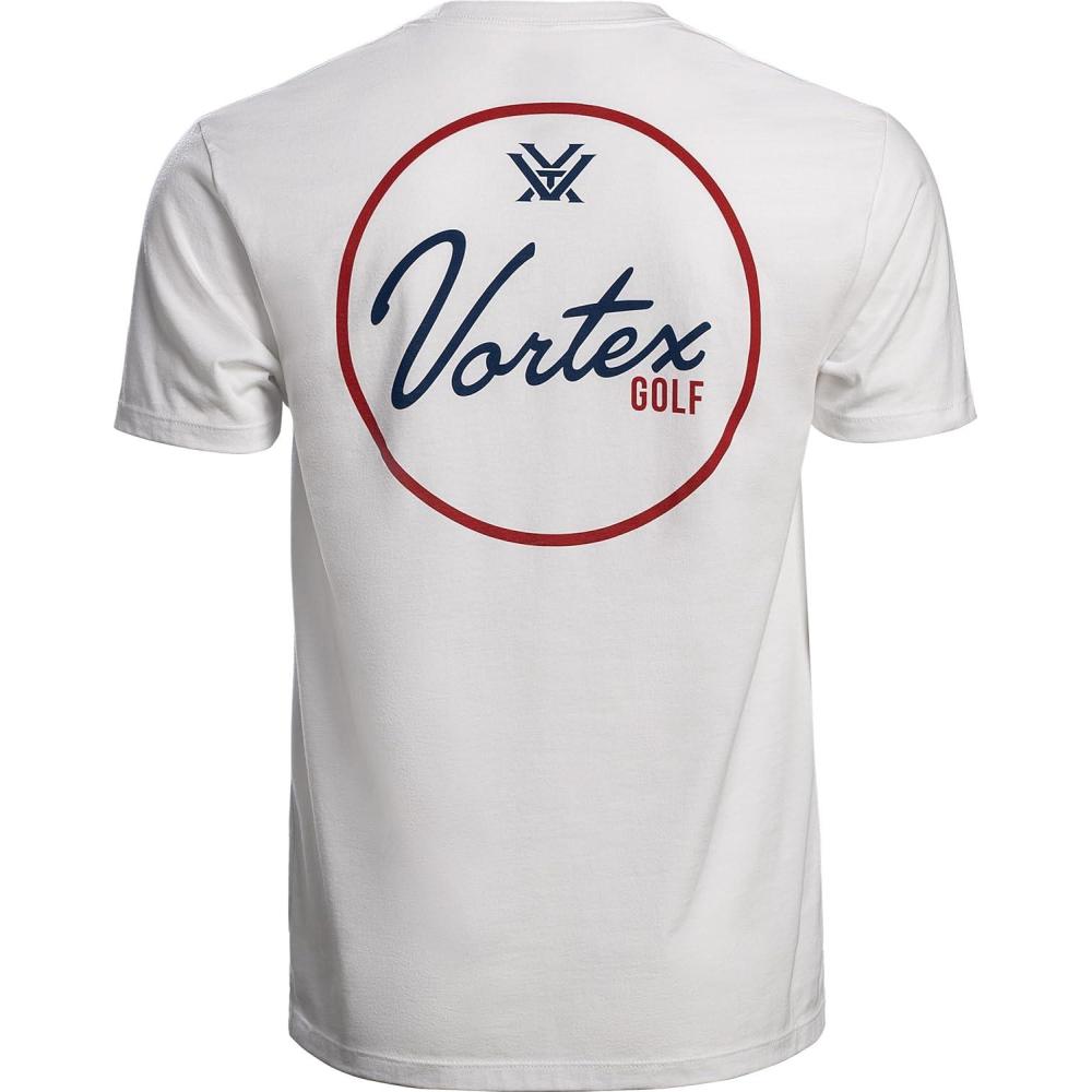 image:imageVortex Golf Script Mens Short Sleeve TShirtsWhite