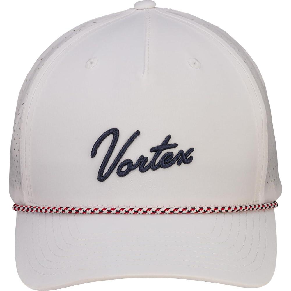 image:imageVortex Script Logo Rope Mens Snapback CapsWhite