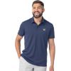 Vortex Axis Ridge Men’s Golf Polos | Moisture Wicking, Stretch Fabric(Insignia Blue)