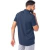 Vortex Axis Ridge Men’s Golf Polos | Moisture Wicking, Stretch Fabric(Insignia Blue)