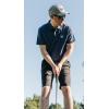 Vortex Axis Ridge Men’s Golf Polos | Moisture Wicking, Stretch Fabric(Insignia Blue)