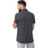 Vortex Axis Ridge Men’s Golf Polos | Moisture Wicking, Stretch Fabric(Woodland Grey)