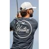 Vortex Golf Script Men’s Short Sleeve T-Shirts(Navy Heather)