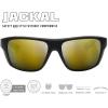 Vortex Optics Jackal Sunglasses | UV Protection, Polarized, Ballistic Rated | Unlimited, Unconditional Warranty(Black)