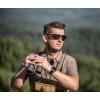 Vortex Optics Jackal Sunglasses | UV Protection, Polarized, Ballistic Rated | Unlimited, Unconditional Warranty(Black)