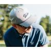 Vortex Script Logo Rope Men’s Snapback Caps(Grey)