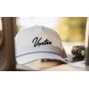 Vortex Script Logo Rope Men’s Snapback Caps(White)