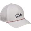 Vortex Script Logo Rope Men’s Snapback Caps(White)