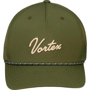Vortex Script Logo Rope Men’s Snapback Caps(Dark Loden)