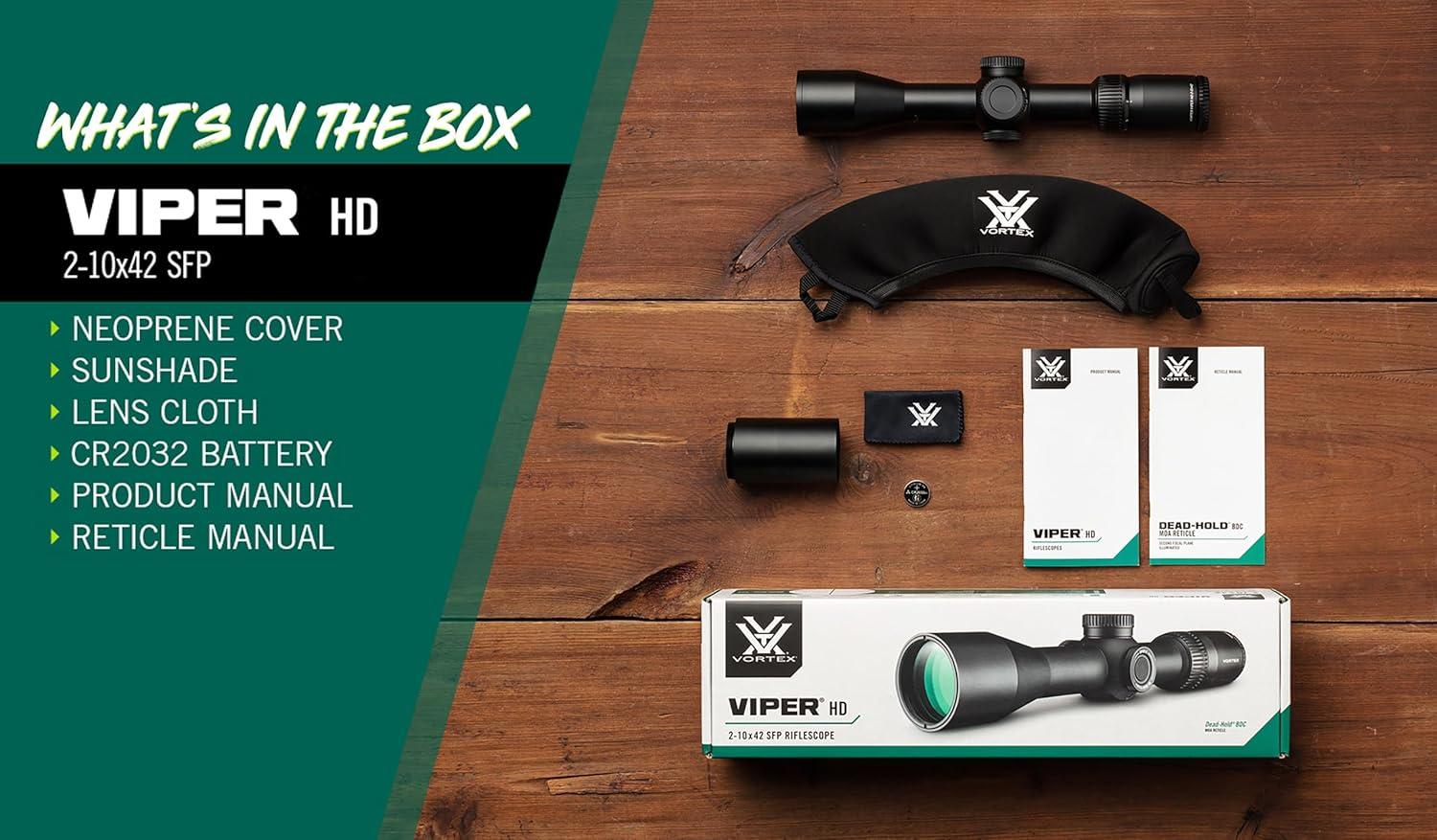 image:imageVortex Optics Viper HD Second Focal Plane Scopes210x42