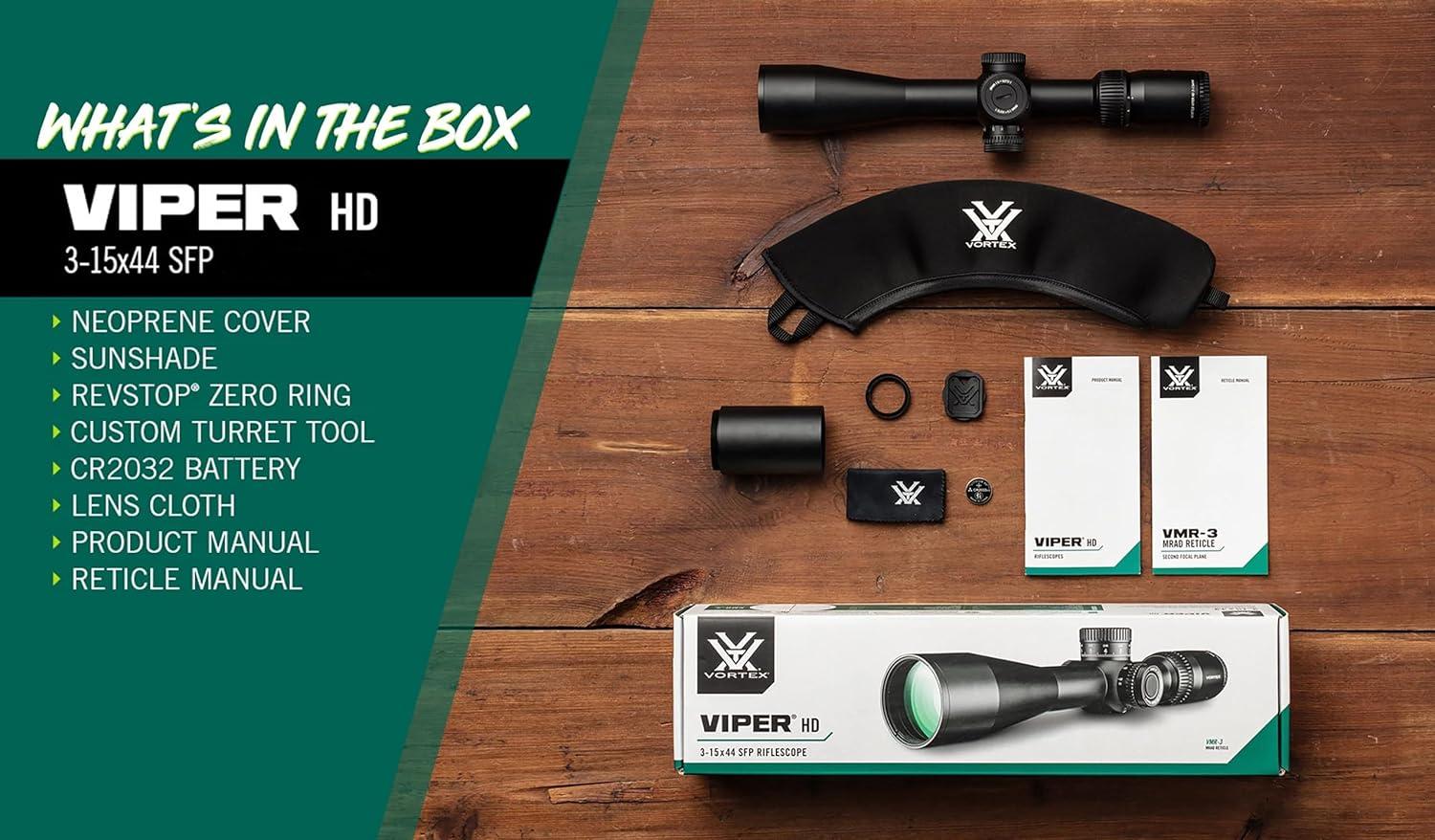 image:imageVortex Optics Viper HD Second Focal Plane Scopes315x44