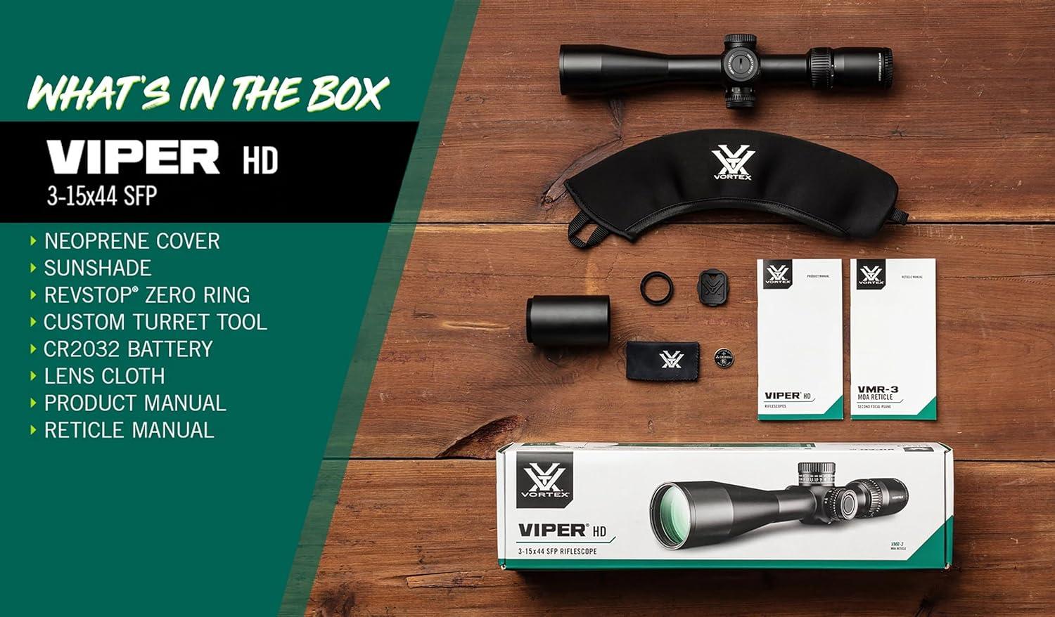 image:imageVortex Optics Viper HD Second Focal Plane Scopes315x44