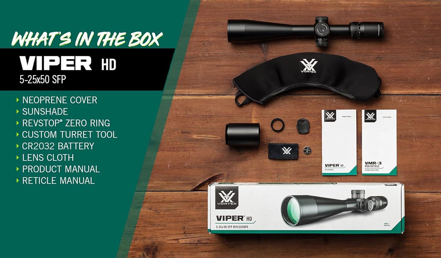 image:imageVortex Optics Viper HD Second Focal Plane Scopes525x50