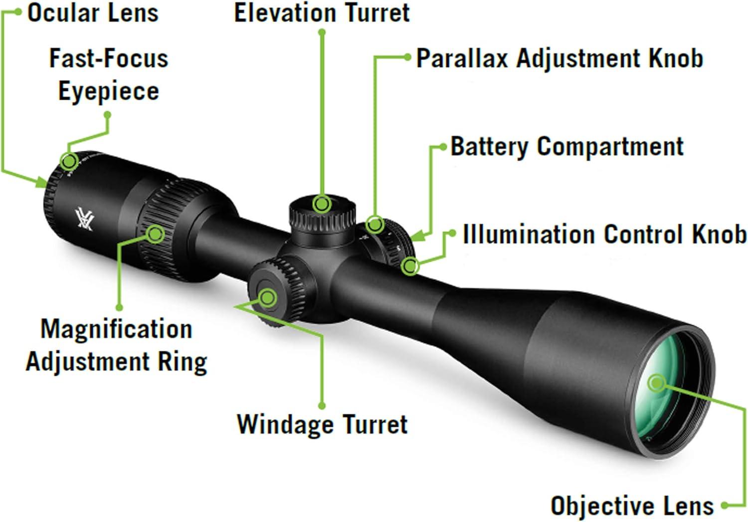 image:imageVortex Crossfire HD Second Focal Plane 30mm Tube RiflescopesBlack