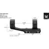 Vortex Optics Pro Extended Viper Cantilever Riflescopes Mounts(1-inch)