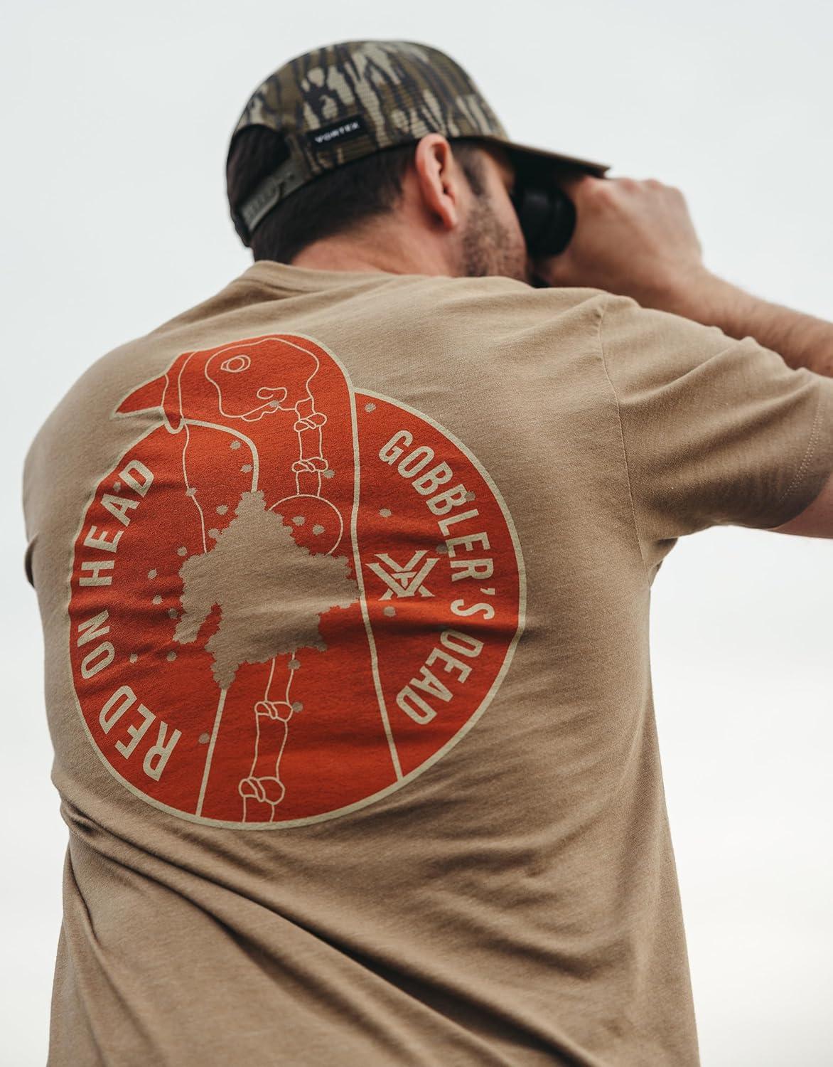 image:imageVortex Mens Gobbler Goner Short Sleeve TShirtsCoyote Heather