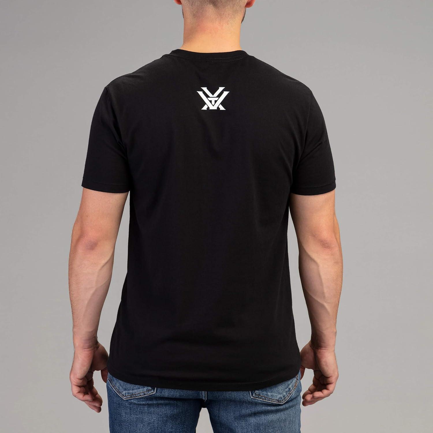 image:imageVortex Mens Stars and Stripes Short Sleeve ShirtBlack