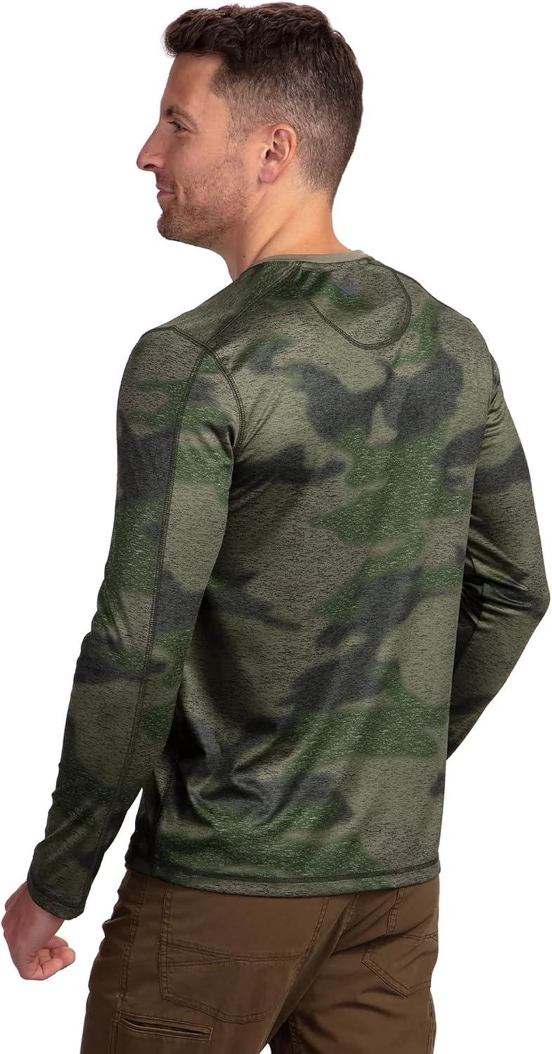 image:imageVortex Mens Sun Slayer Long Sleeve Shirts UPF 50 Sun Protection Moisture Wicking Stretch FabricForest Camo