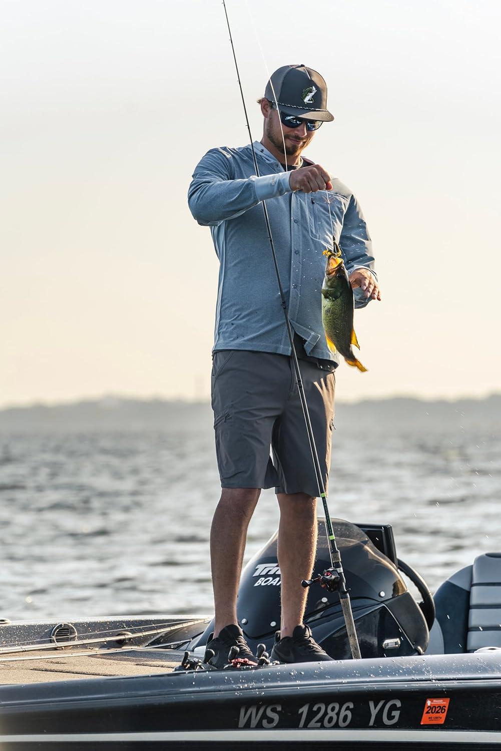 image:imageVortex Mens Sun Slayer Shorts UPF 50 Sun Protection Moisture Wicking Stretch FabricTower