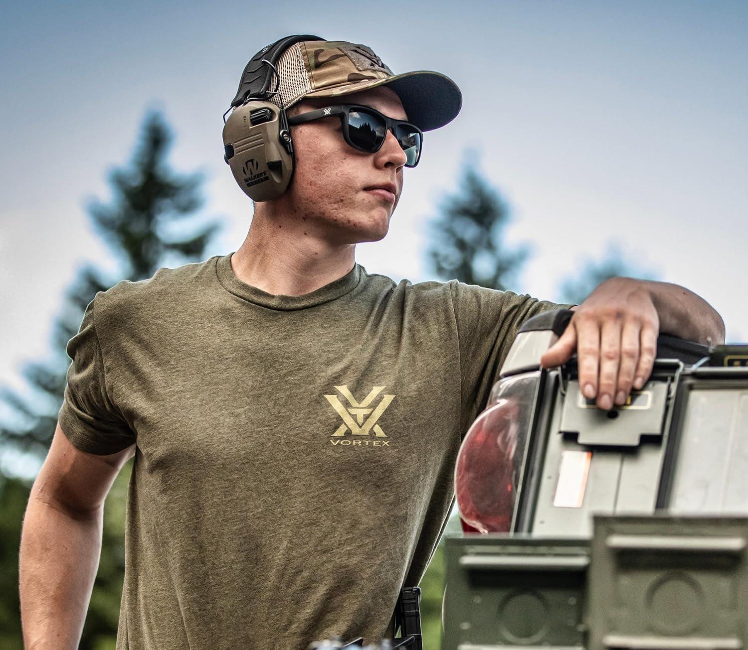 image:imageVortex Mens Toxic Chiller Short Sleeve TShirtsMilitary Heather