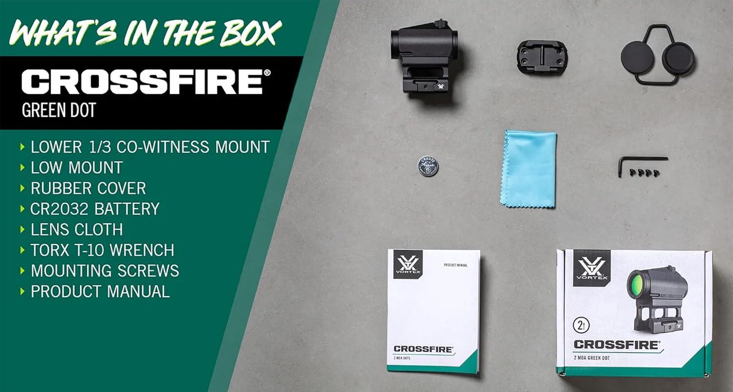image:imageVortex Optics Crossfire Gen II Red Dot SightsBlack