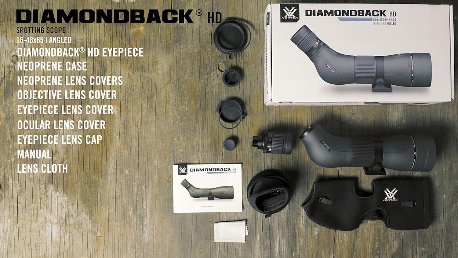 image:imageVortex Optics Diamondback HD Spotting Scopes1648x65 Angled