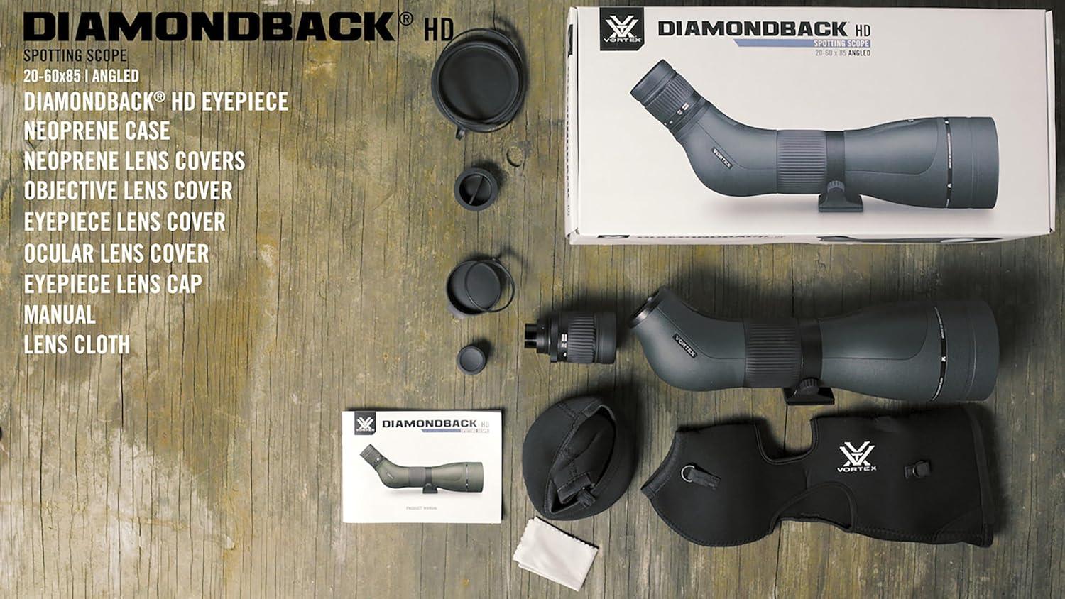 image:imageVortex Optics Diamondback HD Spotting Scopes2060x85 Angled