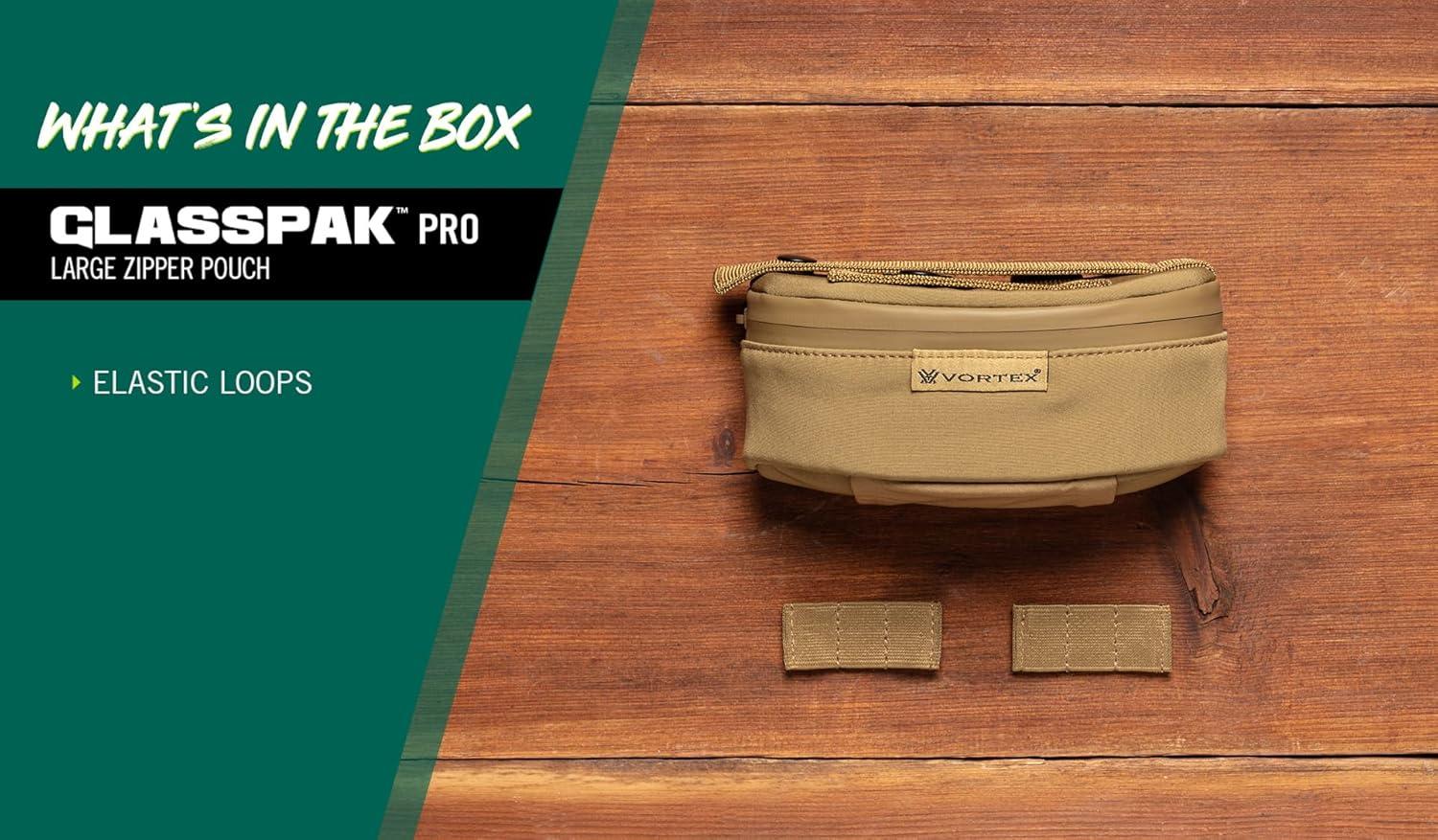 image:imageVortex Optics GlassPak Pro Binocular Harness Large Zipper Pouch Attachment