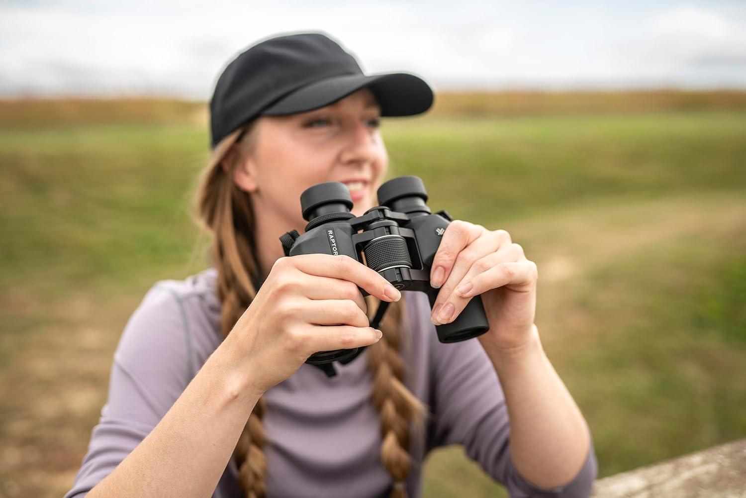 image:imageVortex Optics Raptor Porro Prism Binoculars Compact Rubber Armor Waterproof Fogproof Shockproof Unlimited Unconditional Warranty10x32
