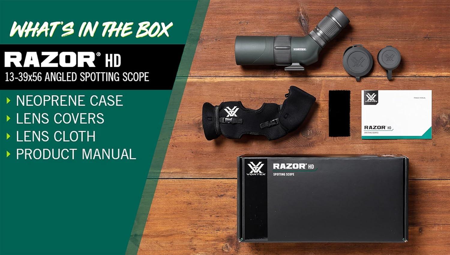 image:imageVortex Optics Razor HD Spotting Scopes1339x56 Angled