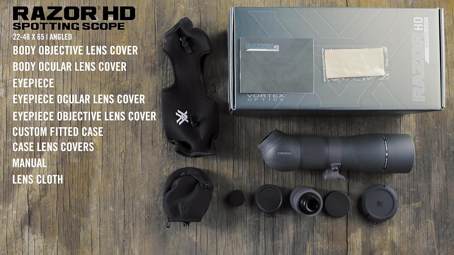 image:imageVortex Optics Razor HD Spotting Scopes2248x65 Angled