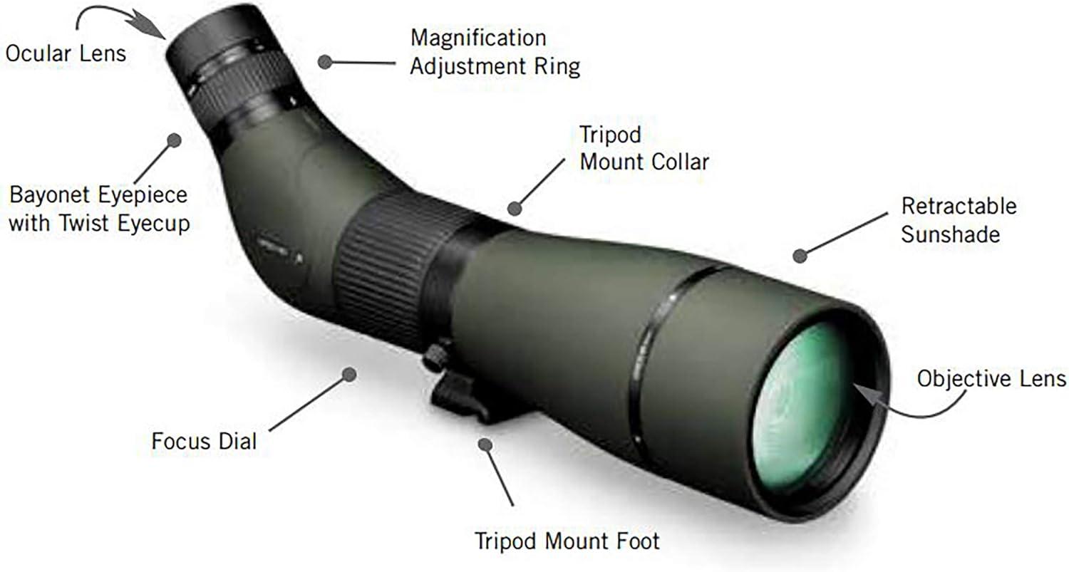 image:imageVortex Optics Viper HD Spotting Scopes2060x85 Angled