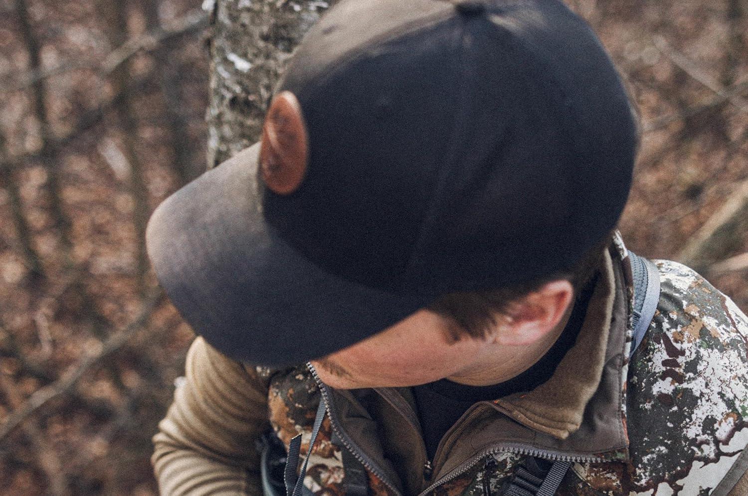 image:imageVortex Three Peaks Patch Snapback CapsBlack Leather Patch