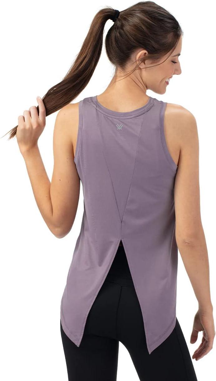 image:imageVortex Womens Lightweight Outdoor Kinetic Breeze Tank Top Sleeveless ShirtGrey Ridge Purple