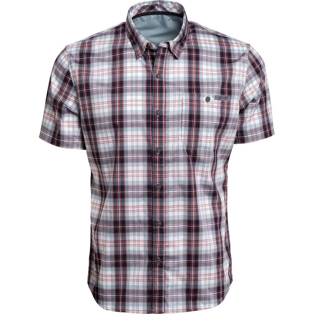 image:imageVortex Mens Coolmax Fast Twitch ButtonDown Short Sleeve Shirts  Moisture Wicking Stretch UPF Protection Wrinkle FreePicante