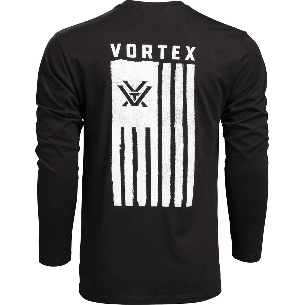 image:imageVortex Mens Salute Long Sleeve TShirtsBlack