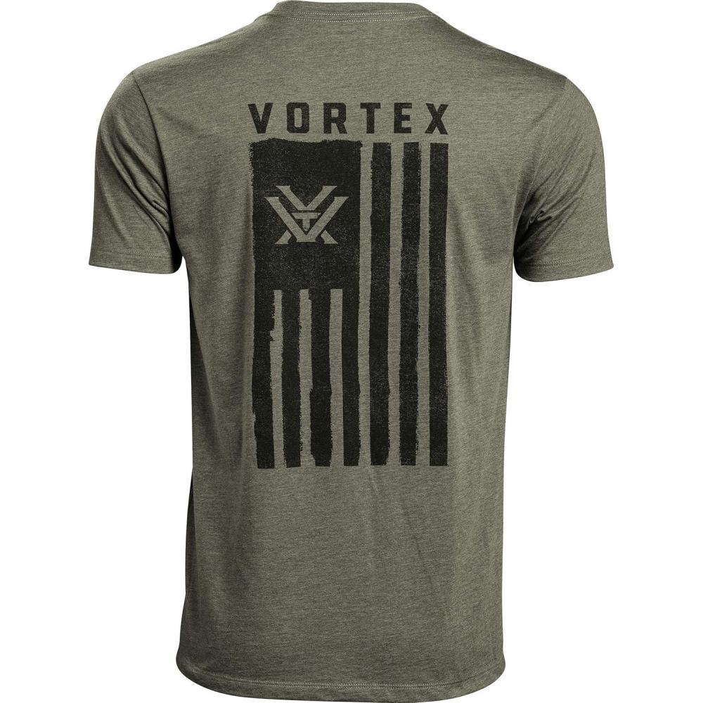 image:imageVortex Mens Salute Short Sleeve TShirtsMilitary Heather