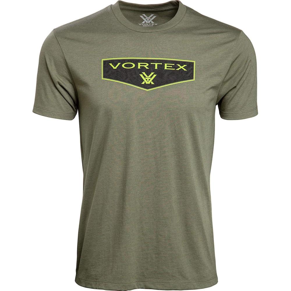 image:imageVortex Mens Shield Short Sleeve TShirtsMilitary Heather