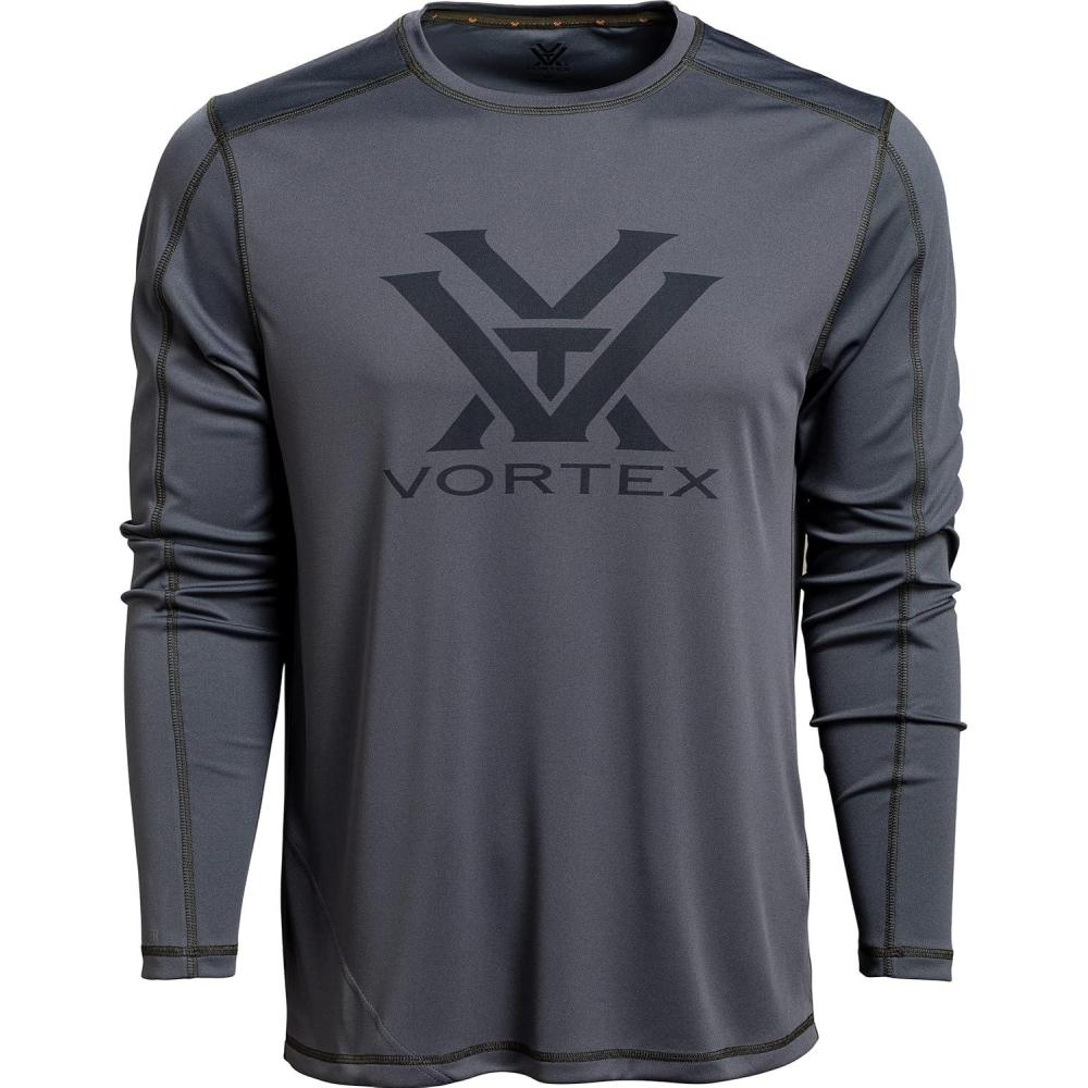 image:imageVortex Mens Sun Slayer Long Sleeve Shirts UPF 50 Sun Protection Moisture Wicking Stretch FabricTurbulence
