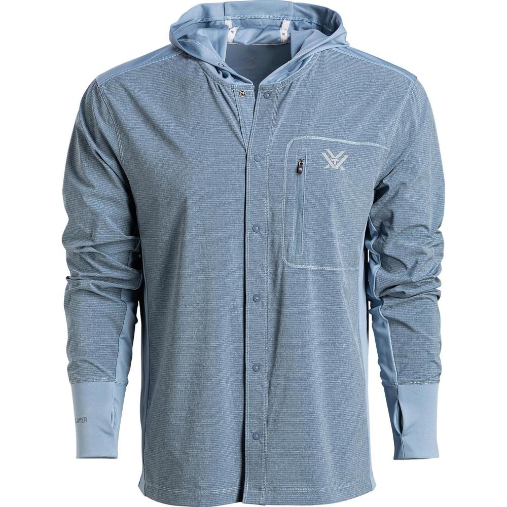 image:imageVortex Mens Sun Slayer Snap Front ShirtBering Sea