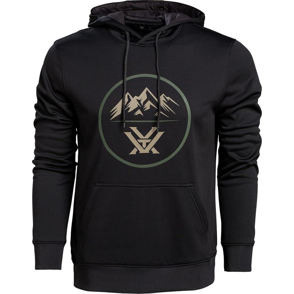 image:imageVortex Mens Three Peaks Performance HoodiesBlack