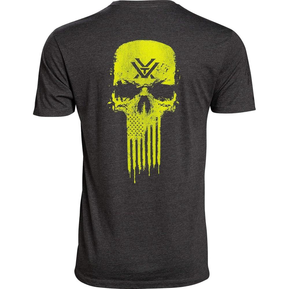 image:imageVortex Mens Toxic Chiller Short Sleeve TShirtsCharcoal Heather