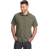 Vortex Men’s Alpine Cove Short Sleeve Shirts – UPF Sun Protection, Moisture Wicking, Quick Dry. Temperature Regulating Fabric(Lichen)