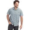 Vortex Men’s Alpine Cove Short Sleeve Shirts – UPF Sun Protection, Moisture Wicking, Quick Dry. Temperature Regulating Fabric(Shale Blue)