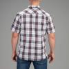 Vortex Men’s Coolmax Fast Twitch Button-Down Short Sleeve Shirts – Moisture Wicking, Stretch, UPF Protection, Wrinkle Free(Picante)