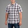 Vortex Men’s Coolmax Fast Twitch Button-Down Short Sleeve Shirts – Moisture Wicking, Stretch, UPF Protection, Wrinkle Free(Picante)