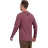 Vortex Men’s Core Logo Long Sleeve T-Shirts(Burgundy Heather)