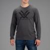 Vortex Men’s Core Logo Long Sleeve T-Shirts(Charcoal Heather)